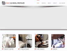 Tablet Screenshot of nwwheelrepair.com